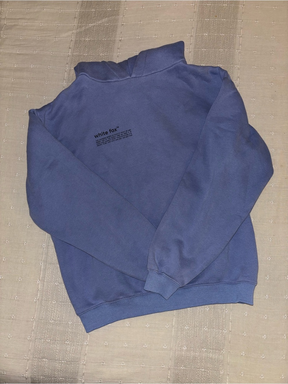 White Fox Logo Hoodie